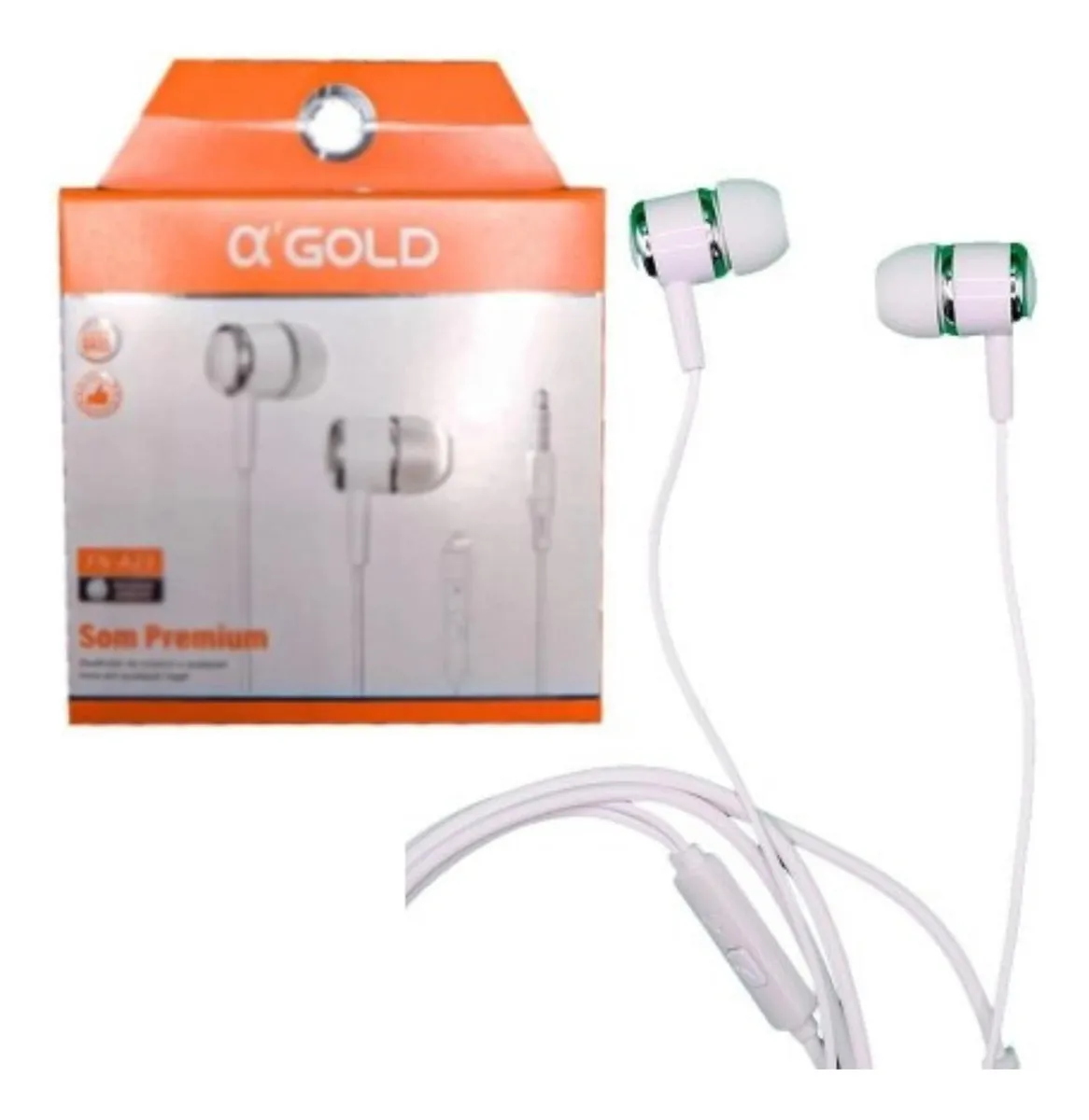 Fone de ouvido α'gold FN-A23